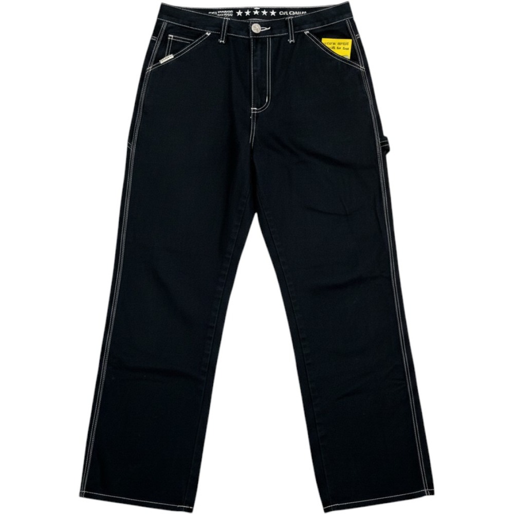 Five Star General Black Straight Leg Jeans Women's Size 9/29 High Rise
